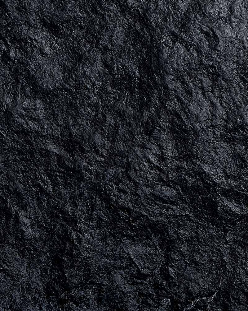 Royal Black Rugged XL Stone | Murano Stone