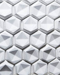 white  Geostone 3D Decorative Stone | Murano Stone Store