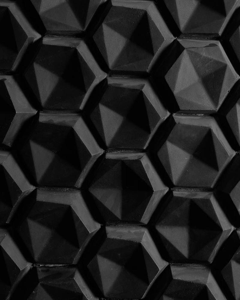 Black  Geostone 3D Decorative Stone | Murano Stone Store