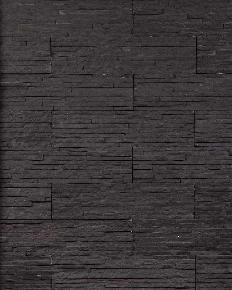 black Laviana stacked stone Veneer | Murano Stone