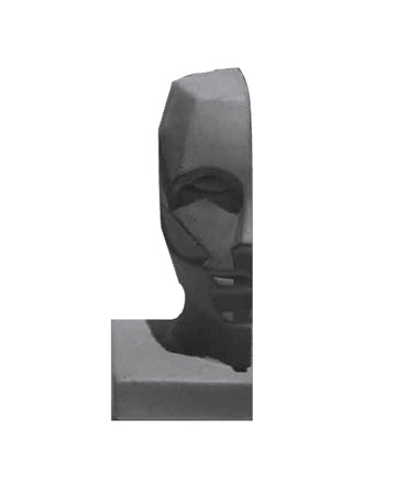 Half-Face Bust Statue