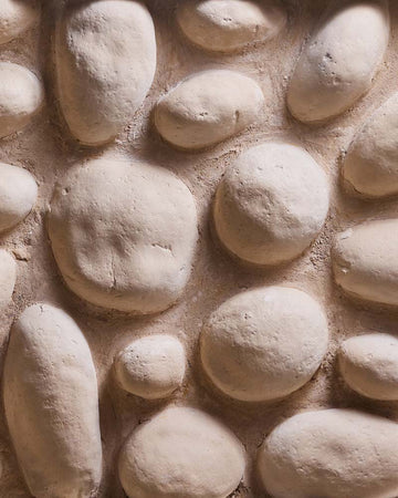 Beige River Rock artificial Stone | Graudupes